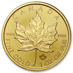 Canadian Maple Gold Coin Front