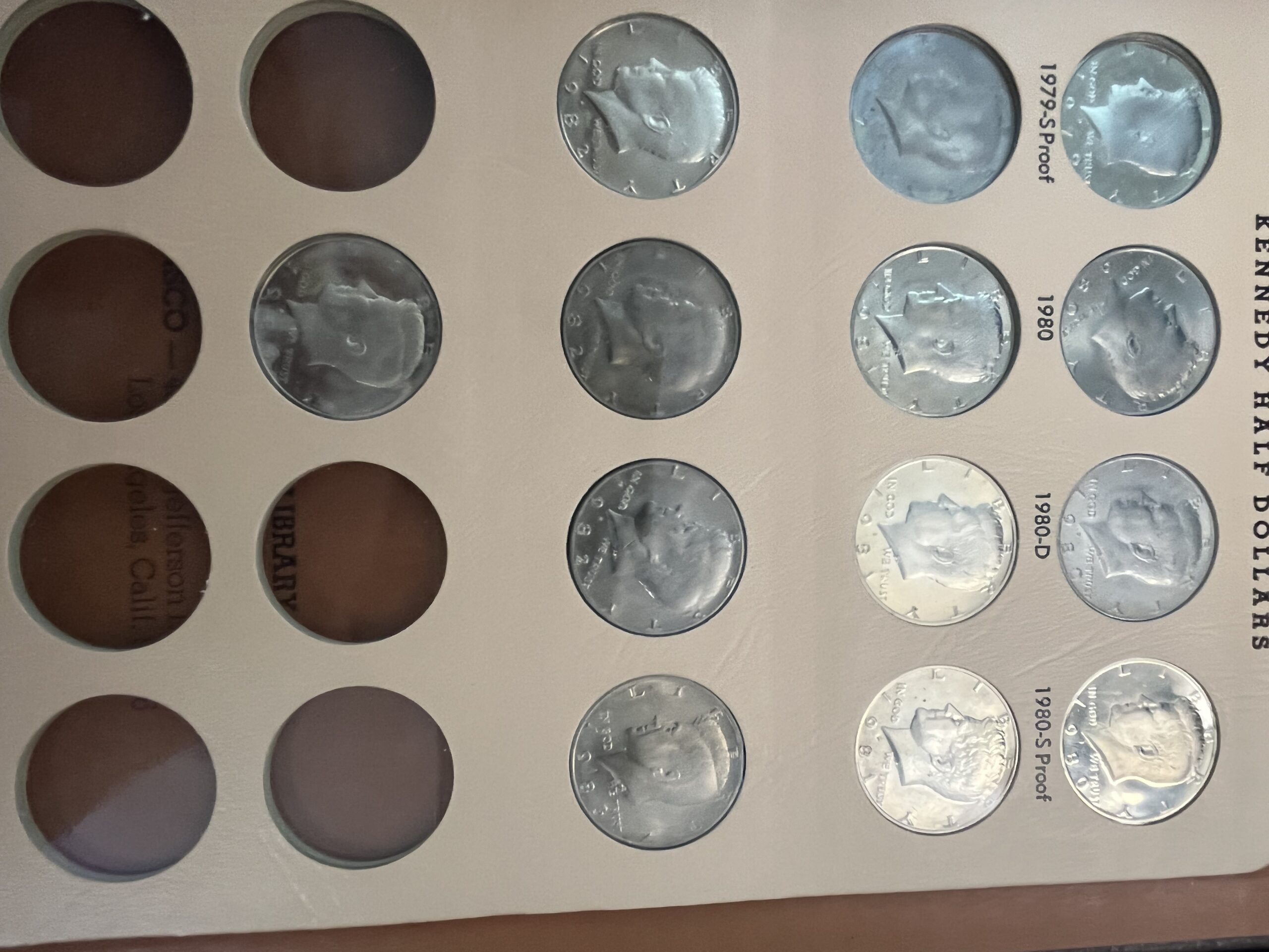 Kennedy Half Dollar Silver Coins