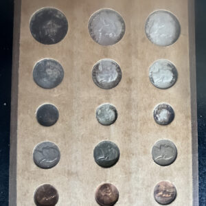 Toned Original Silver U.S. Uncirculated Set in Meghrig Holder - 1954