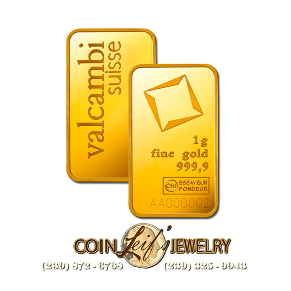 1g Gold Valcambi Bar - Image 2