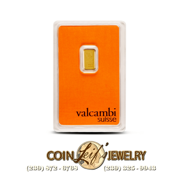 1g Gold Valcambi Bar