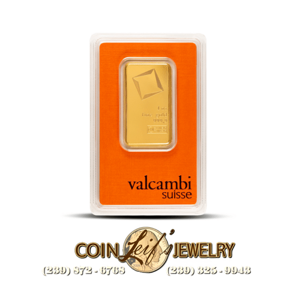 1oz Gold Valcambi Bar