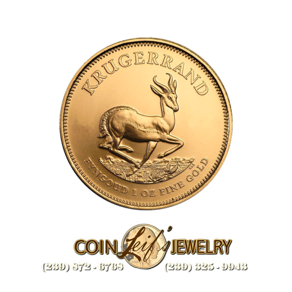 1oz South African Krugerrand Gold Coin - Random Year