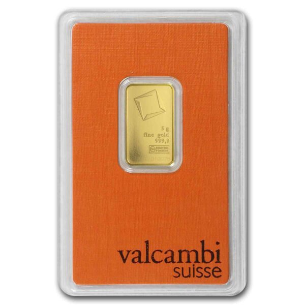 5g Valcambi Suisse Gold Bar