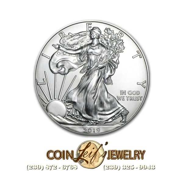 1oz American Silver Eagle (ASE) Coin - Random Year