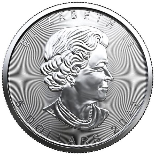 1oz Canadian Silver Maple Leaf Coin - Random Year - Image 2