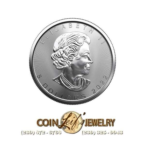 1oz Canadian Silver Maple Leaf Coin - Random Year - Image 2