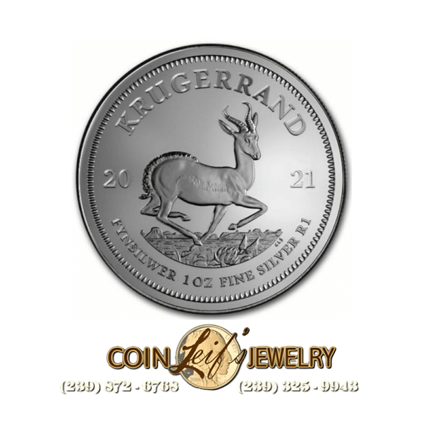 1oz Silver South African Krugerrand Coin - Random Year - Image 2