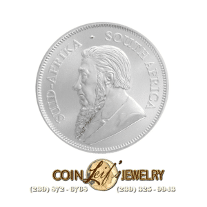 1oz Silver South African Krugerrand Coin - Random Year